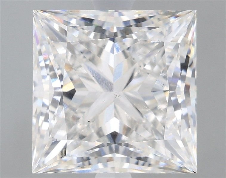 4.00ct F SI1 Rare Carat Ideal Cut Princess Lab Grown Diamond