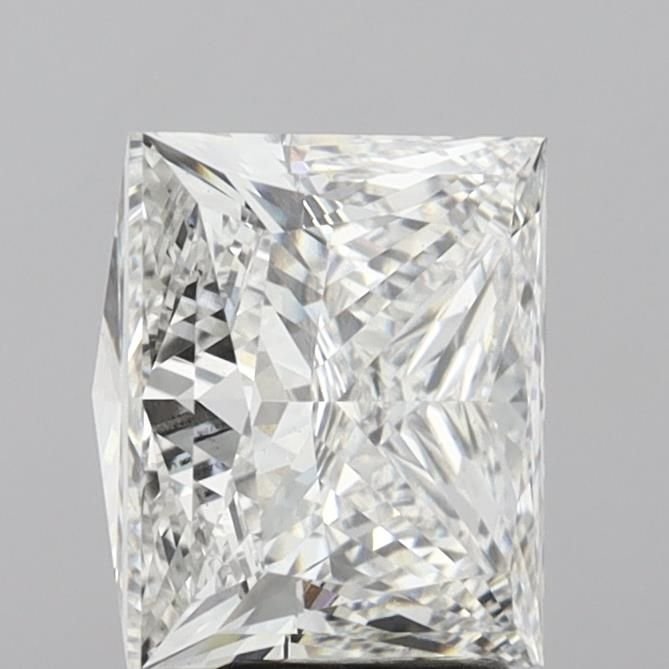 4.51ct F VS1 Rare Carat Ideal Cut Princess Lab Grown Diamond