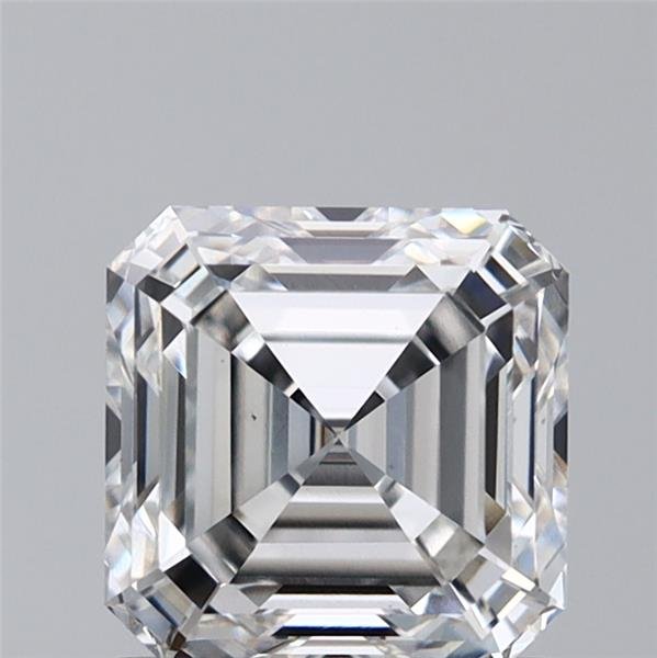 1.28ct F VS1 Rare Carat Ideal Cut Asscher Lab Grown Diamond