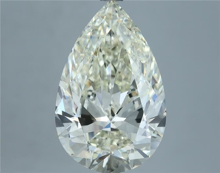 5.03ct J VVS1 Rare Carat Ideal Cut Pear Diamond