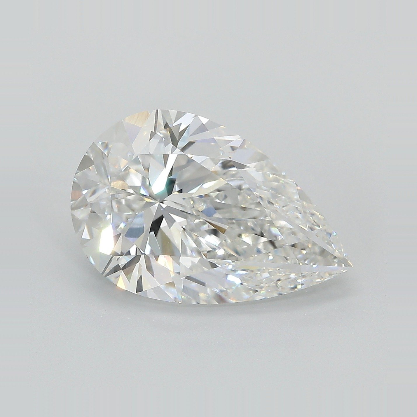 7.00ct F VS1 Rare Carat Ideal Cut Pear Lab Grown Diamond