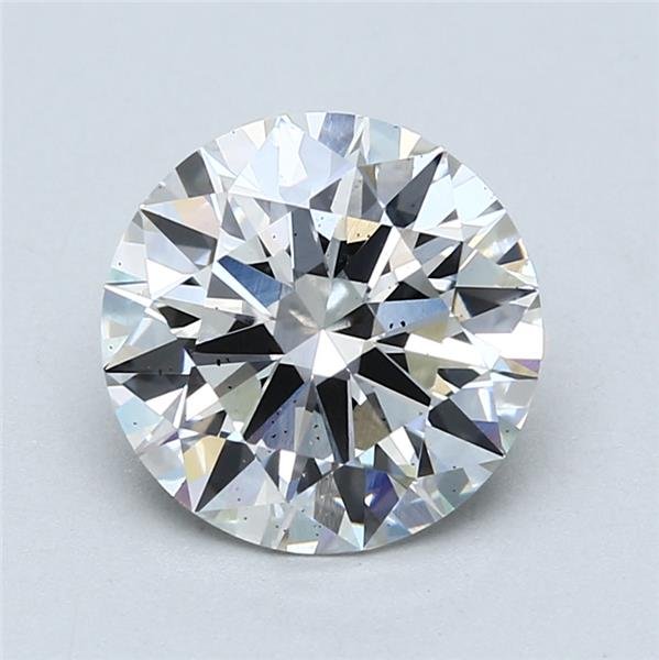 3.03ct E SI1 Rare Carat Ideal Cut Round Lab Grown Diamond