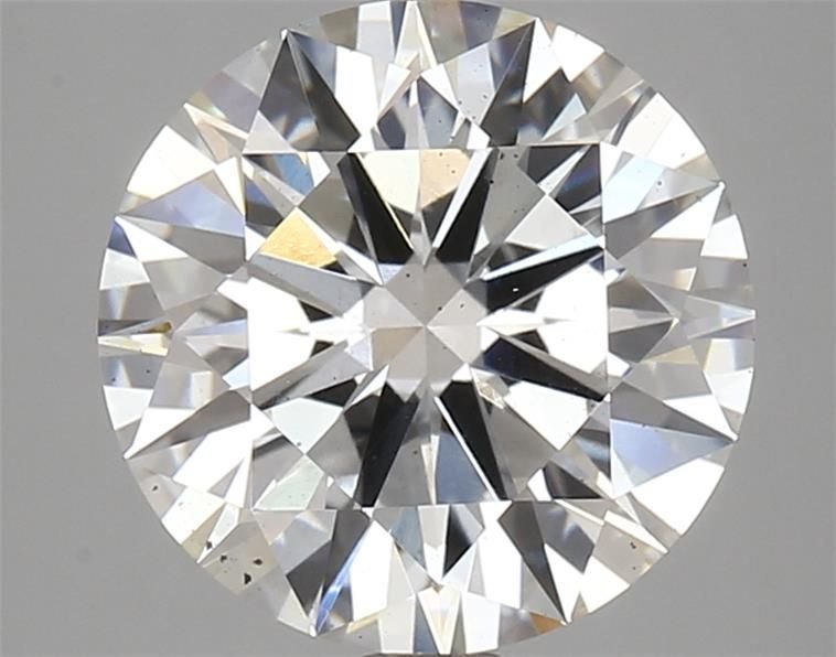 4.05ct F SI1 Rare Carat Ideal Cut Round Lab Grown Diamond