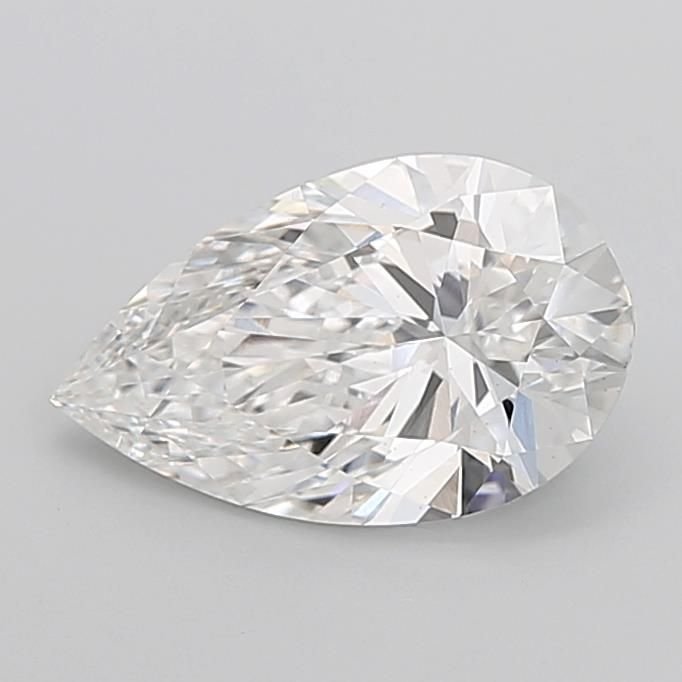 3.76ct E VS1 Rare Carat Ideal Cut Pear Lab Grown Diamond