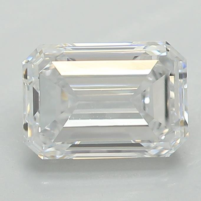 0.78ct D VVS2 Very Good Cut Emerald Lab Grown Diamond