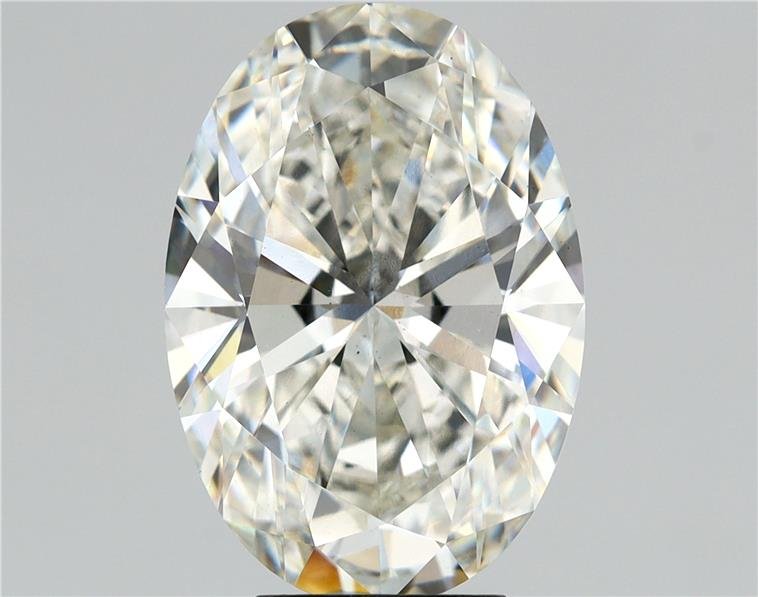 5.51ct H VS2 Rare Carat Ideal Cut Oval Lab Grown Diamond