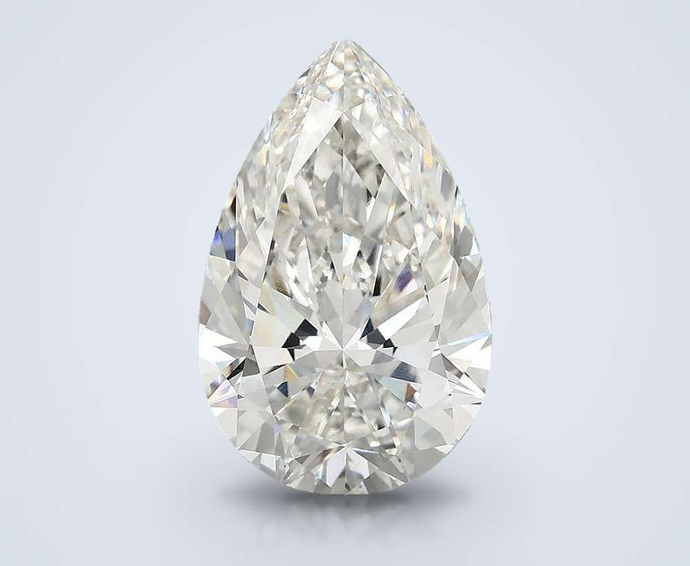 5.80 Carat Pear Lab Diamond