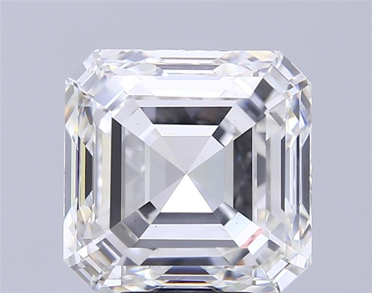 8.02ct G VS1 Excellent Cut Asscher Lab Grown Diamond