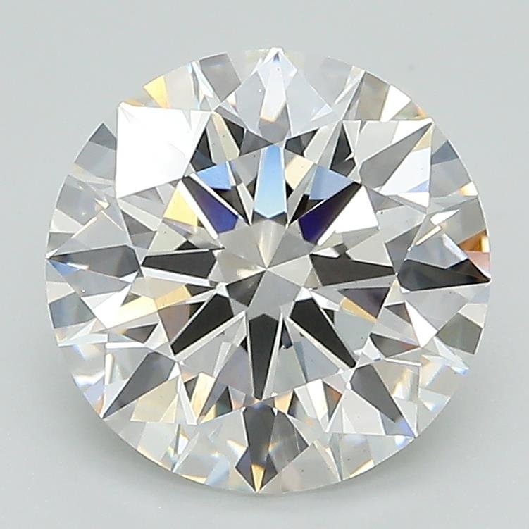 2.60ct F VS1 Rare Carat Ideal Cut Round Lab Grown Diamond