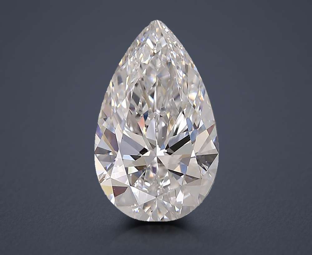 2.58 Carat Pear Lab Diamond