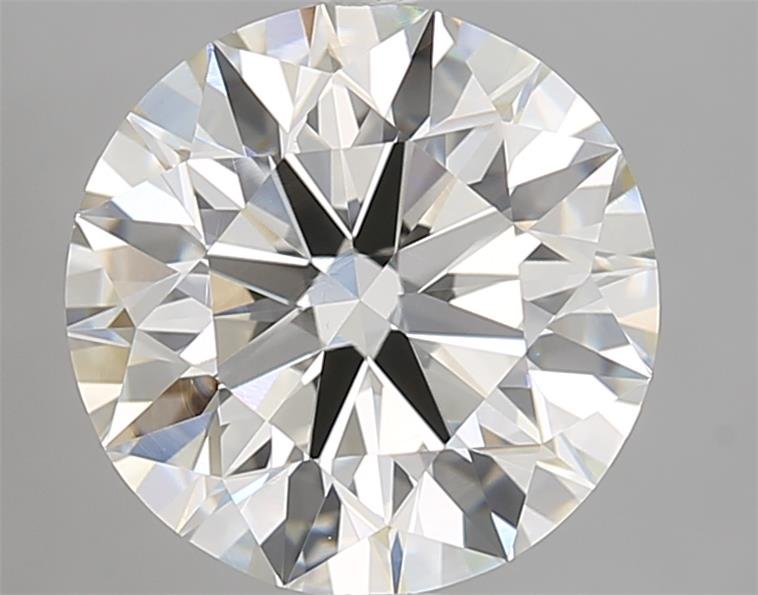 3.01ct K VS1 Rare Carat Ideal Cut Round Diamond