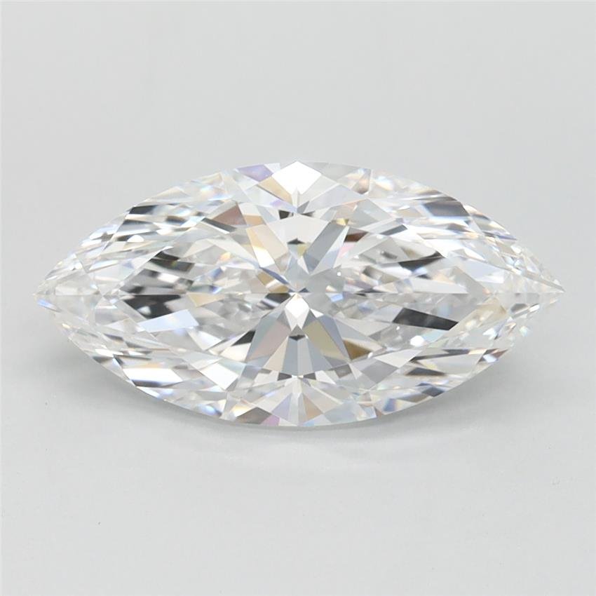 1.51ct D VVS1 Rare Carat Ideal Cut Marquise Lab Grown Diamond
