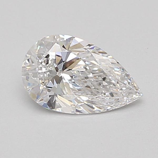 0.84ct D VS2 Rare Carat Ideal Cut Pear Lab Grown Diamond