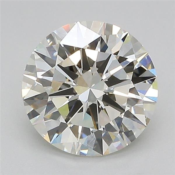 2.16ct J VS1 Excellent Cut Round Lab Grown Diamond