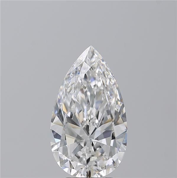 4.02 Carat Pear Natural Diamond