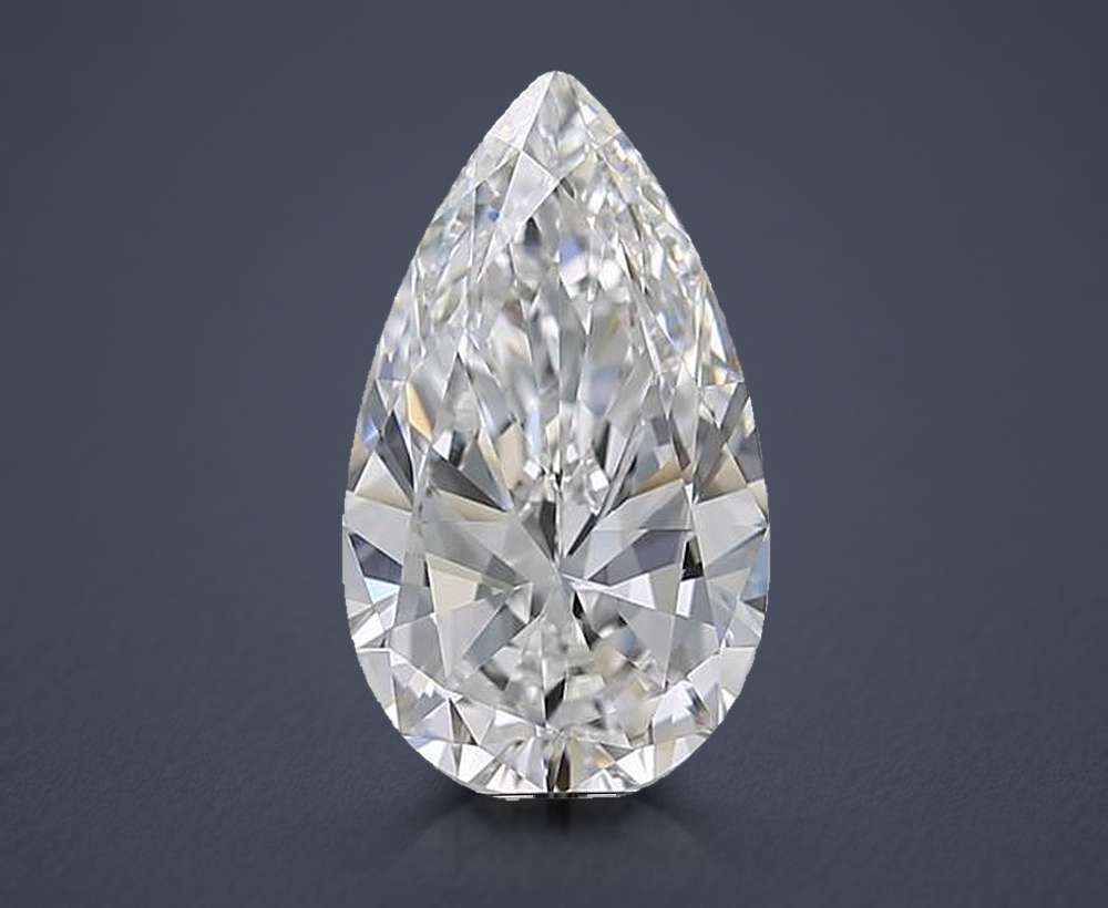 4.02 Carat Pear Natural Diamond