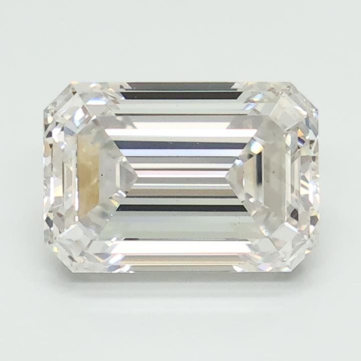 2.05ct F VS2 Rare Carat Ideal Cut Emerald Lab Grown Diamond