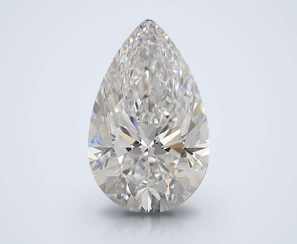 4.00 Carat Pear Lab Diamond
