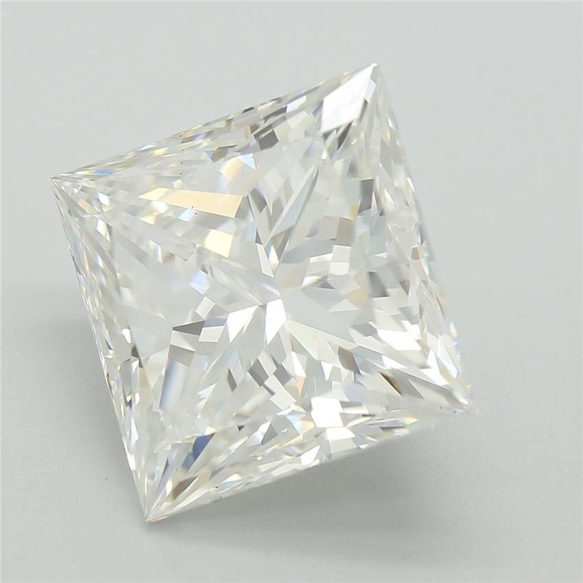 5.09ct E VS1 Rare Carat Ideal Cut Princess Lab Grown Diamond