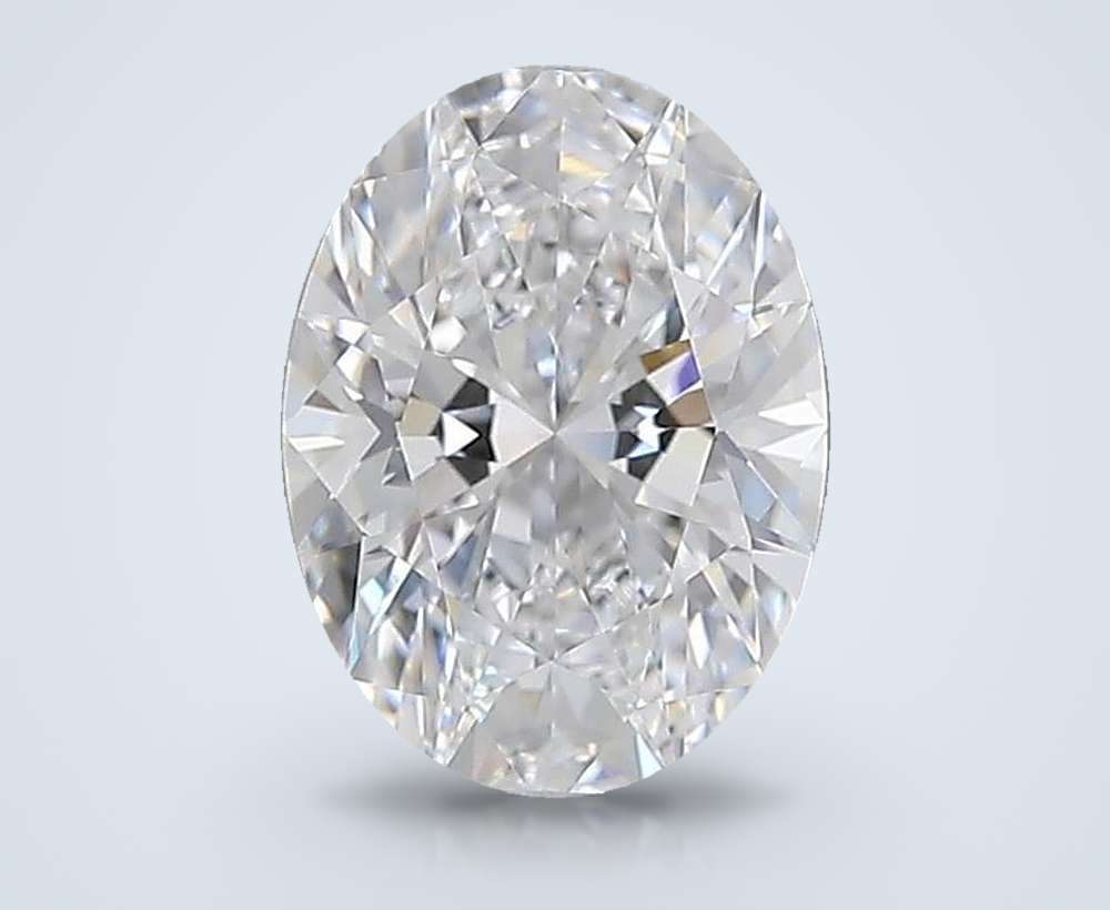1.00 Carat Oval Lab Diamond