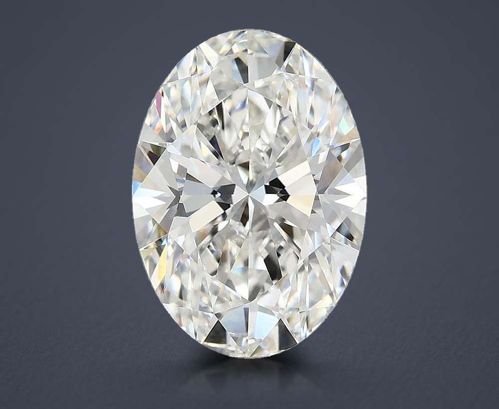 3.91 Carat Oval Lab Diamond