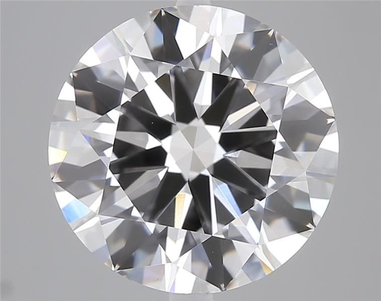6.04 Carat Round Lab Diamond