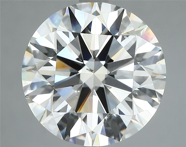 5.59ct I SI1 Rare Carat Ideal Cut Round Diamond
