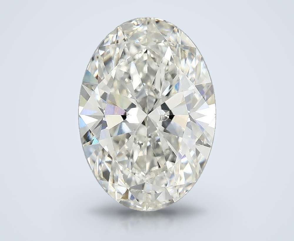 4.00 Carat Oval Lab Diamond