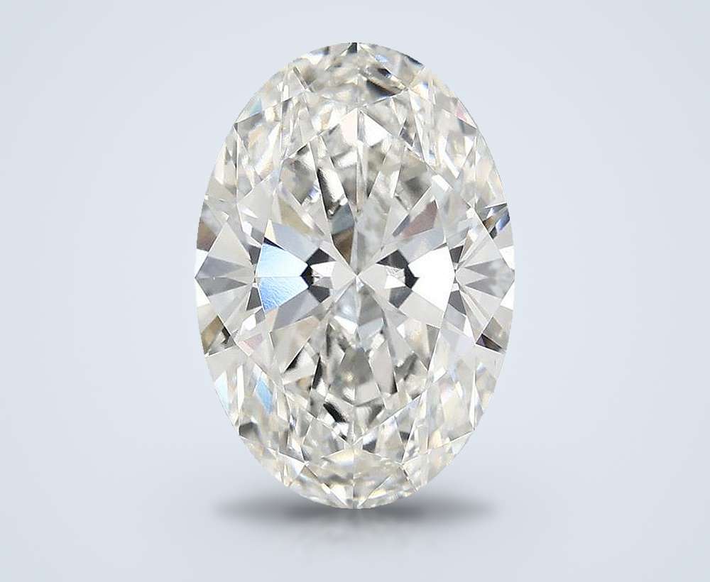 3.91 Carat Oval Lab Diamond