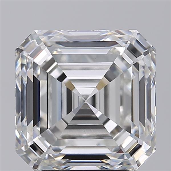 5.17ct G VS1 Rare Carat Ideal Cut Asscher Lab Grown Diamond