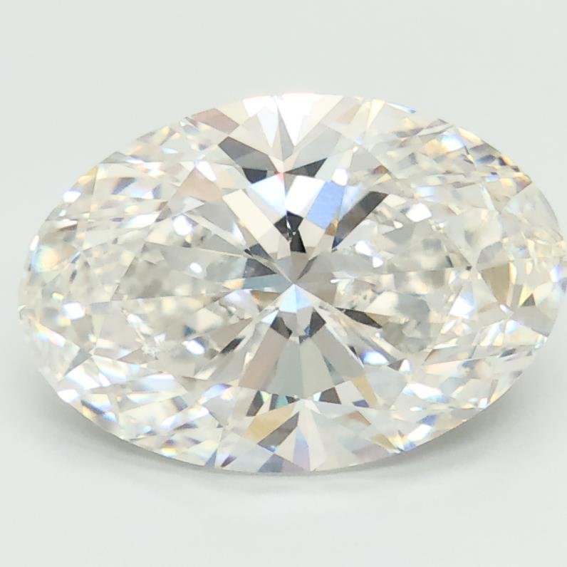 3.73ct G VVS2 Rare Carat Ideal Cut Oval Lab Grown Diamond