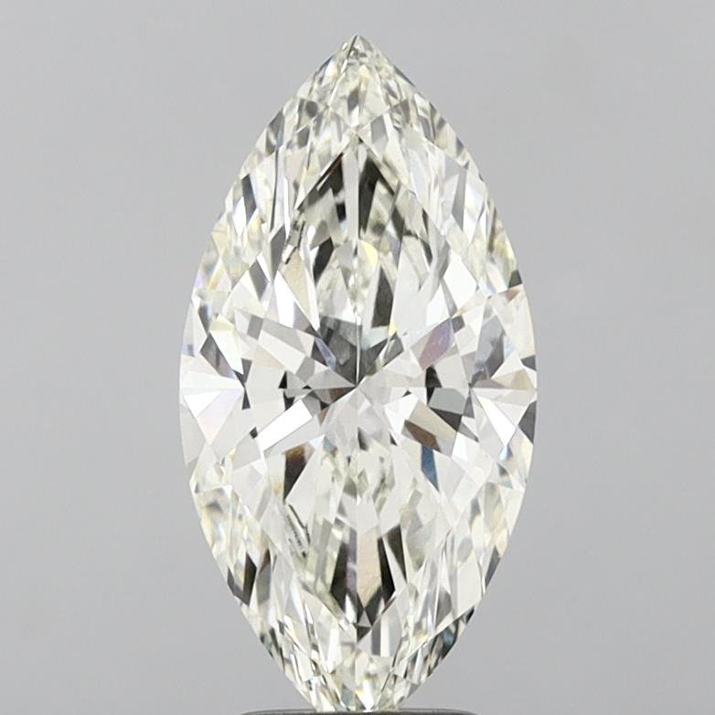 3.08ct J VVS2 Rare Carat Ideal Cut Marquise Lab Grown Diamond