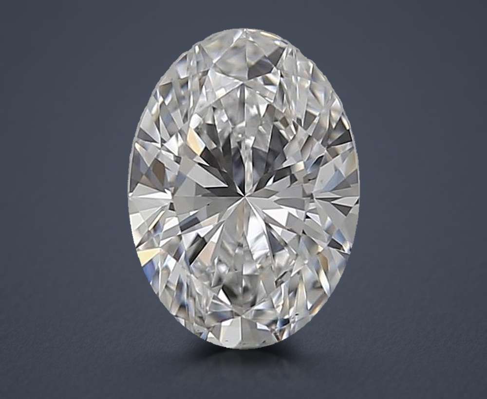 1.00 Carat Oval Lab Diamond