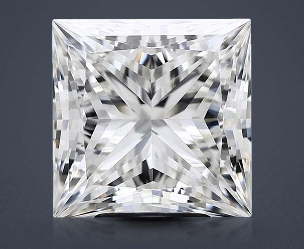 5.33 Carat Princess Lab Diamond