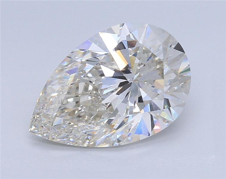 3.03ct I VS1 Rare Carat Ideal Cut Pear Lab Grown Diamond