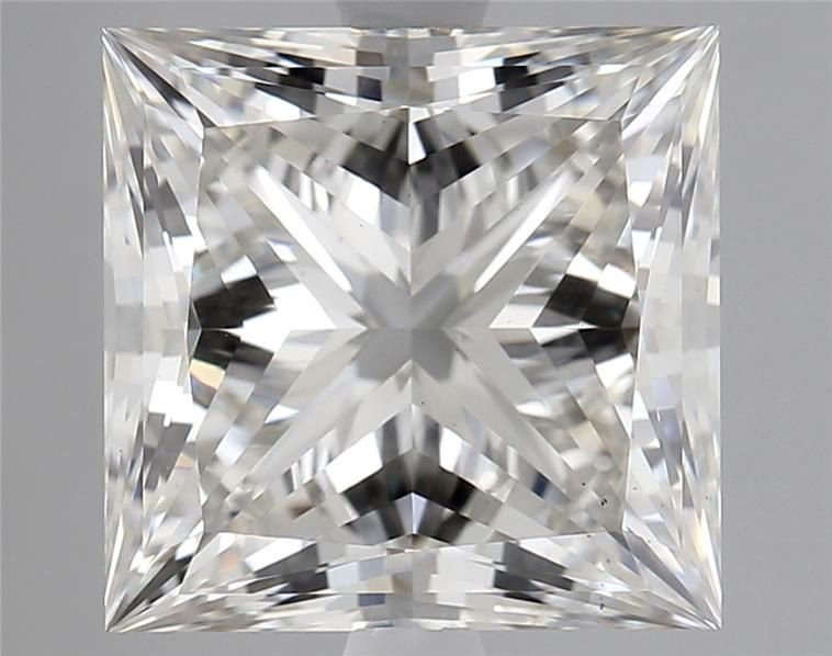 4.55ct H VS2 Rare Carat Ideal Cut Princess Lab Grown Diamond