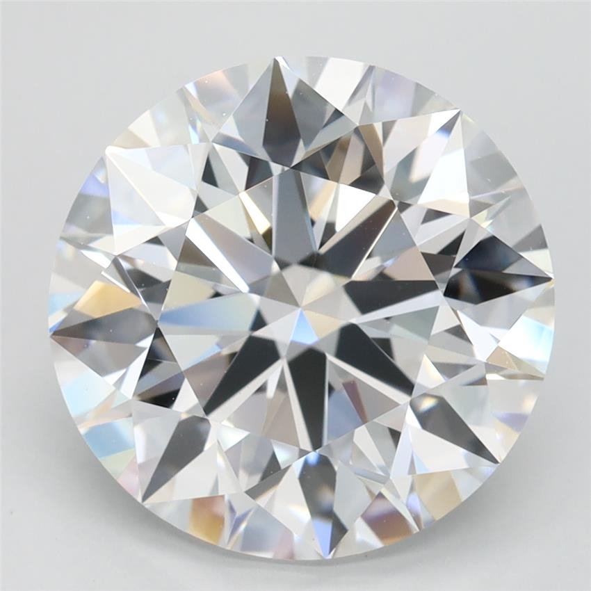 5.12ct D FL Rare Carat Ideal Cut Round Lab Grown Diamond