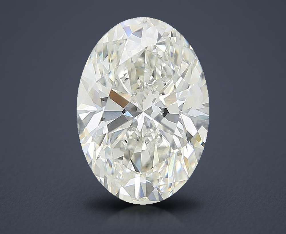 6.82 Carat Oval Lab Diamond