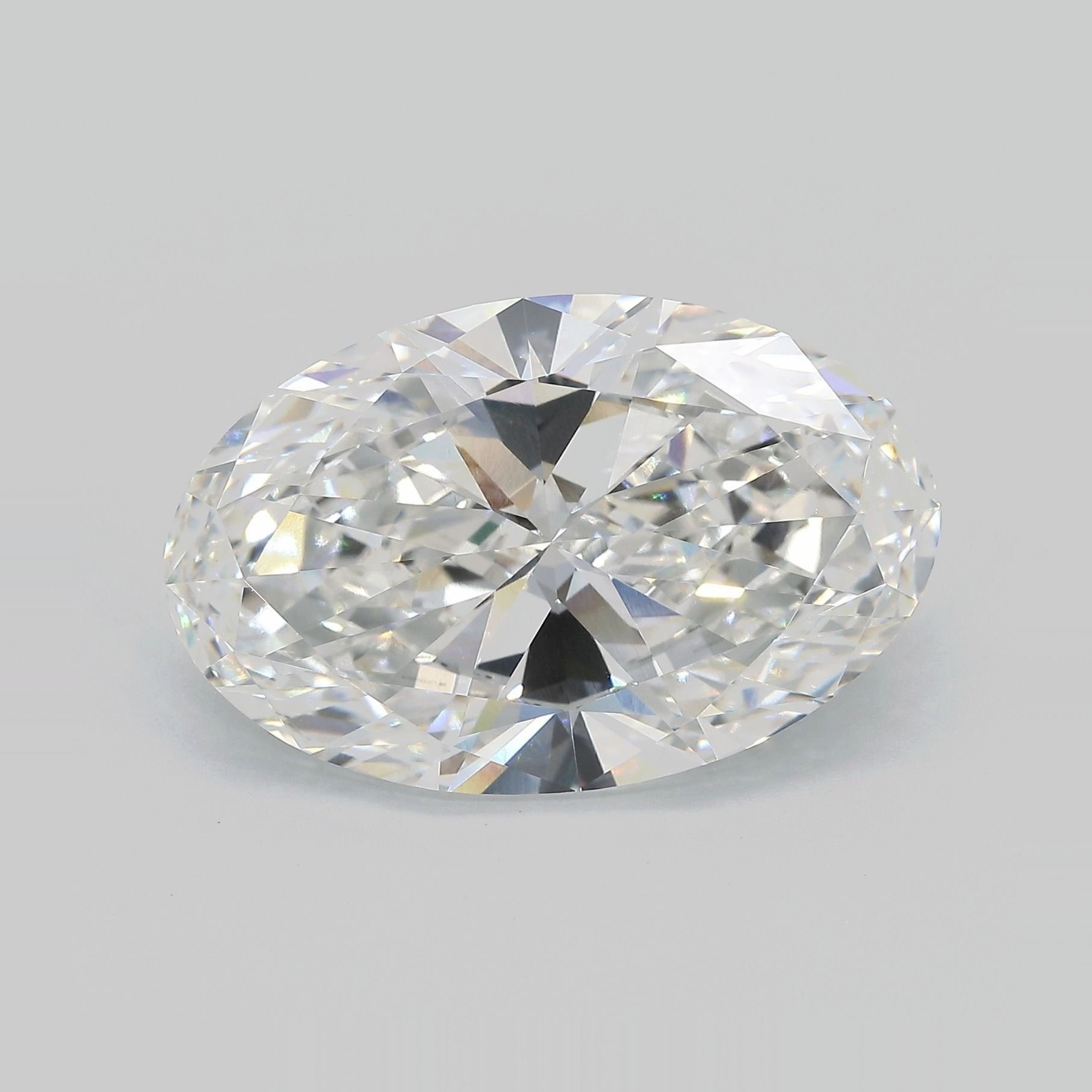 14.53ct F VVS2 Very Good Cut Oval Lab Grown Diamond