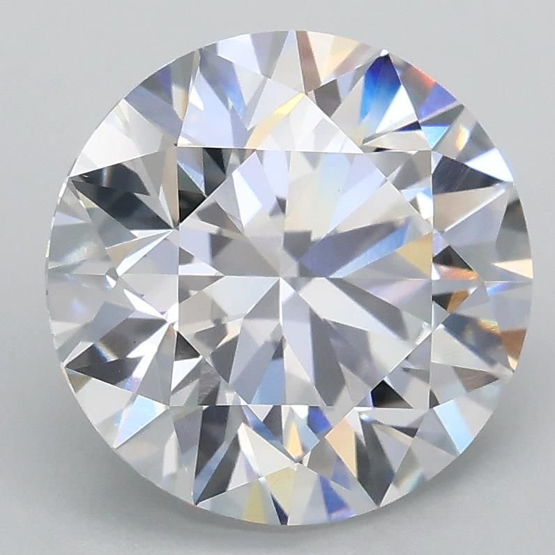 3.09ct E VS1 Rare Carat Ideal Cut Round Lab Grown Diamond