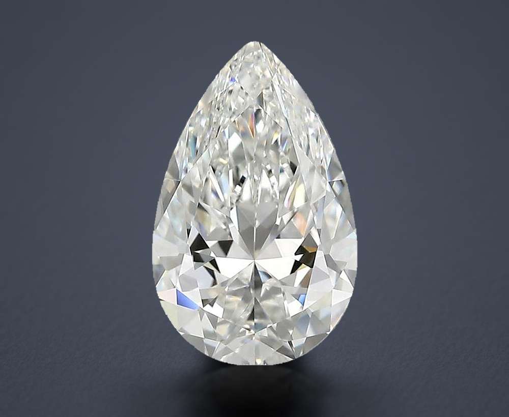 3.01 Carat Pear Natural Diamond