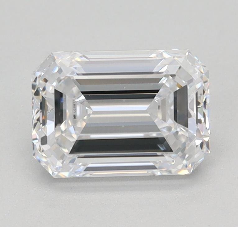 1.00ct D VVS2 Rare Carat Ideal Cut Emerald Lab Grown Diamond