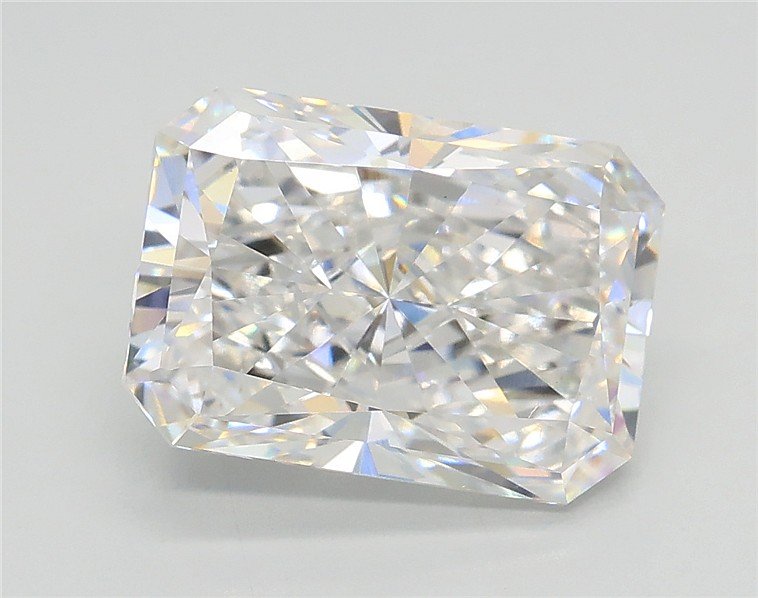 3.01ct E VS1 Rare Carat Ideal Cut Radiant Lab Grown Diamond