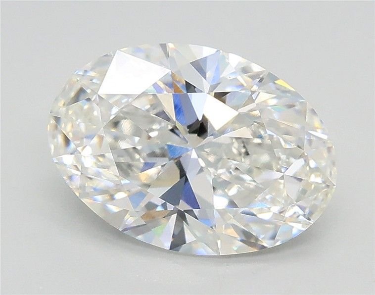 2.01ct E VVS2 Rare Carat Ideal Cut Oval Lab Grown Diamond