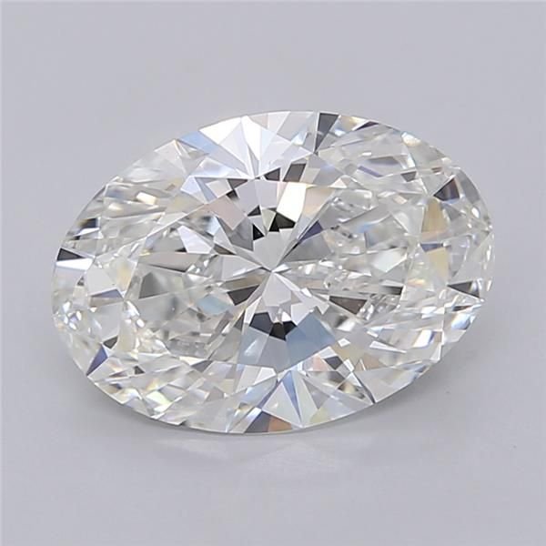 3.01ct F VVS2 Rare Carat Ideal Cut Oval Lab Grown Diamond