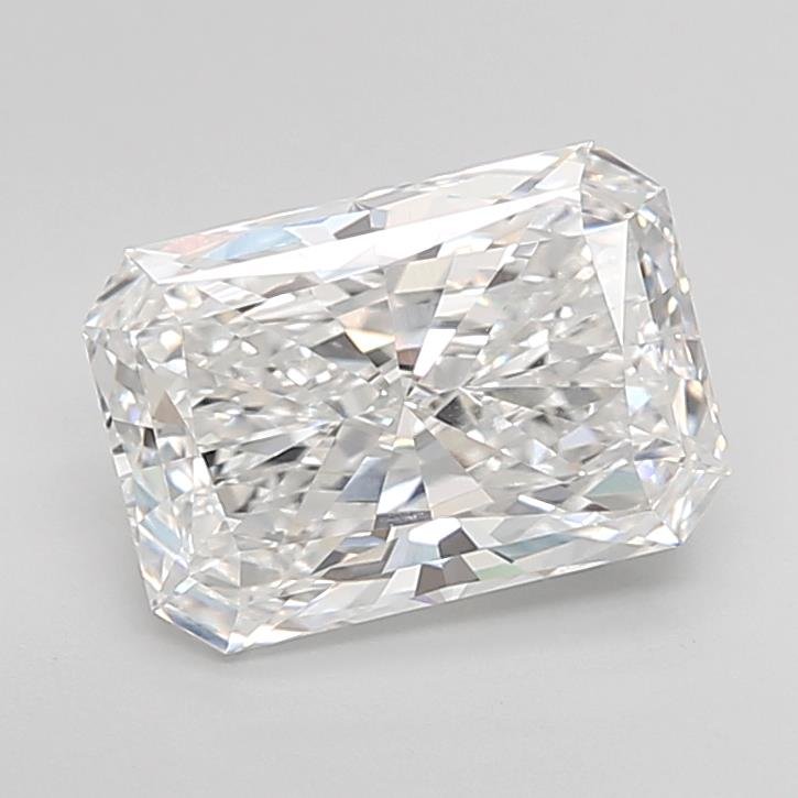 3.04ct E VVS2 Rare Carat Ideal Cut Radiant Lab Grown Diamond