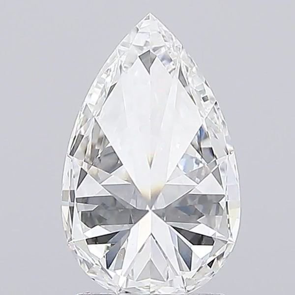 2.14ct F VVS2 Rare Carat Ideal Cut Pear Lab Grown Diamond