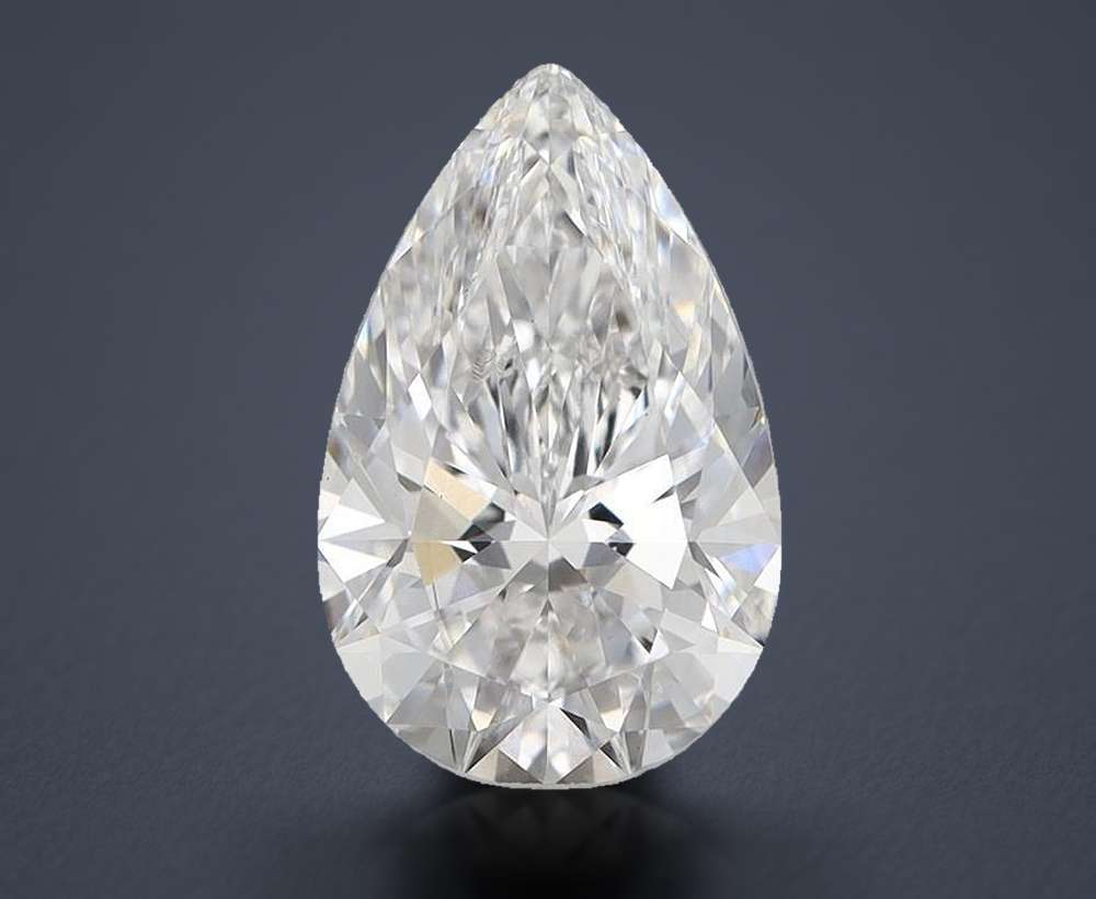 3.54 Carat Pear Lab Diamond
