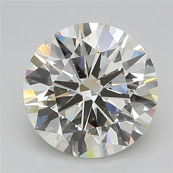 2.21ct J VS1 Rare Carat Ideal Cut Round Lab Grown Diamond