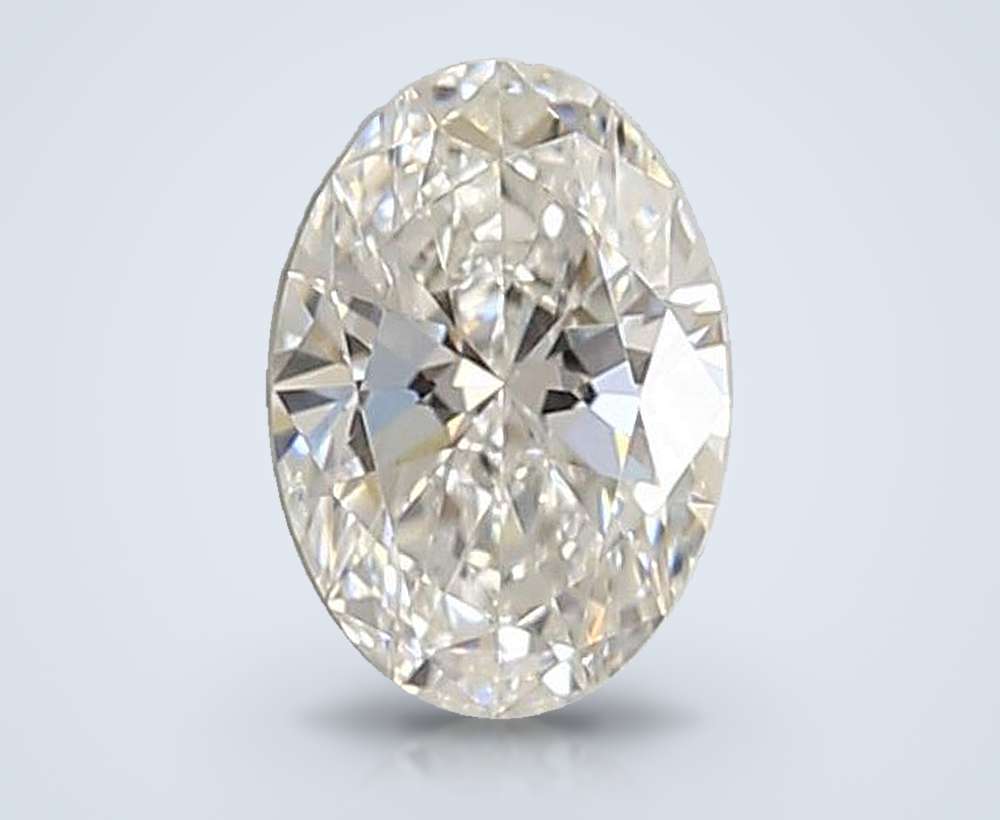 0.74 Carat Oval Lab Diamond